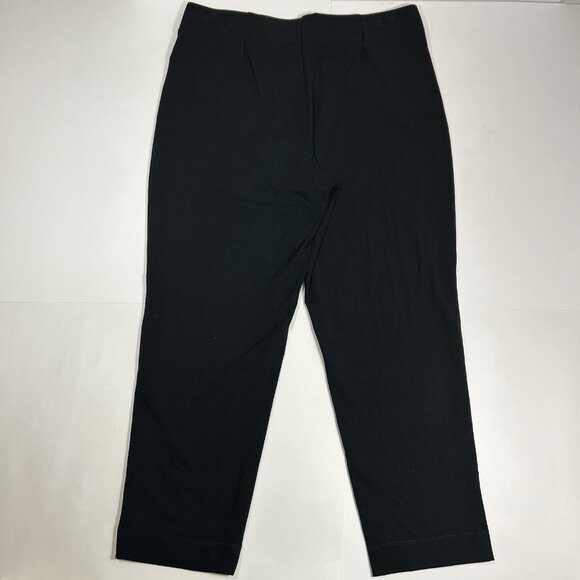J.Jill Wearever Collection Forward Seam Slim Ankle Pull On Pants Black Petite M - Picture 6 of 11